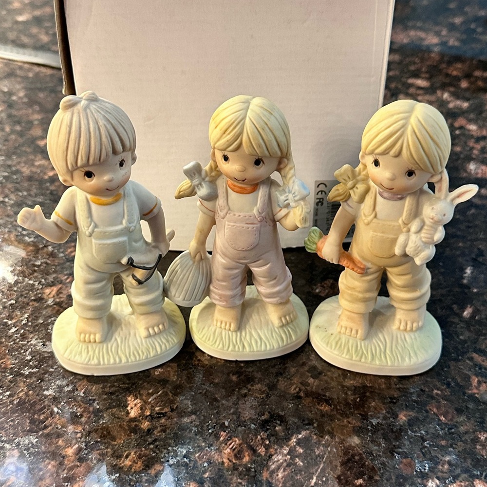 Vintage Bisque Ceramic Figurines